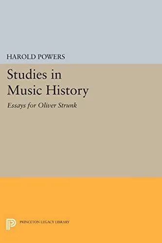 Harold Powers Studies in Music History (Poche) Princeton Legacy Library