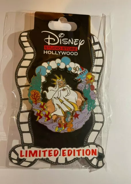 The Little Mermaid DSSH 30th Anniversary Pin Surprise LE 400 King Triton