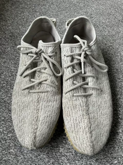 PRE OWNED AUTHENTIC Adidas Yeezy Boost V1 350 MOONROCK UK 9 AQ2660