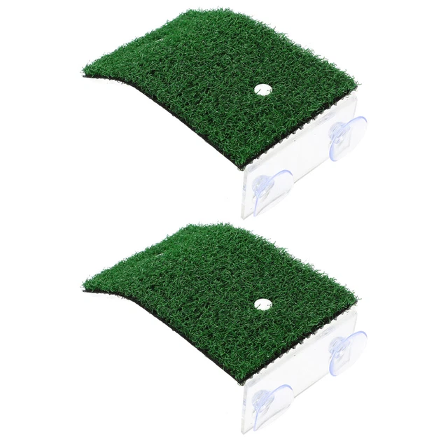 2 Pcs Reptichip Terrazza Delle Tartarughe Accessori Lavello Acrilico