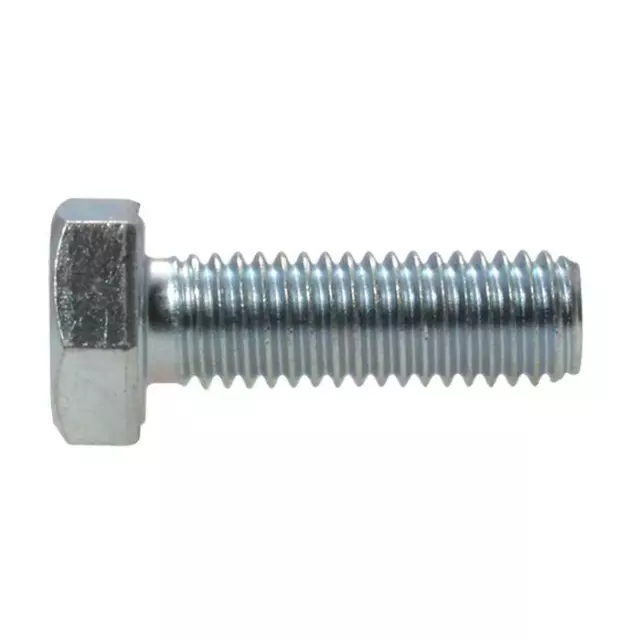 Hex Set Screw M12 (12mm) Metric Coarse Bolt HT Class 8.8 Zinc Plated AS1110.1