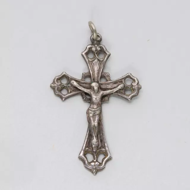 Anhänger Silber 1,7g Kreuz Kruzifix 3,5 cm x 2 cm