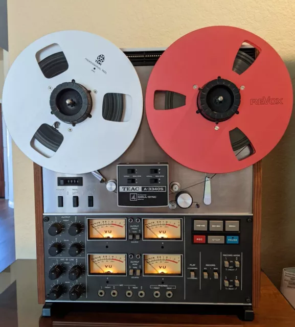 TEAC A-3340S 4-CH REEL TAPE RECORDER Excellent Condition $1,575.00