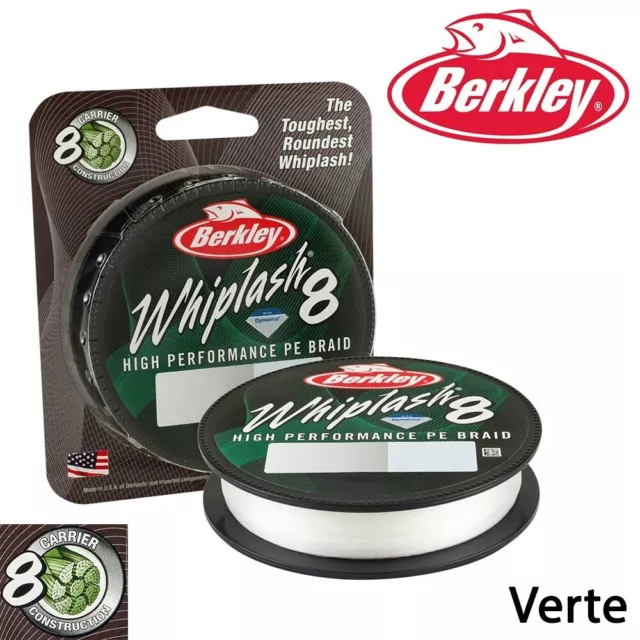 Tresse Berkley Whiplash verte 8 brins.