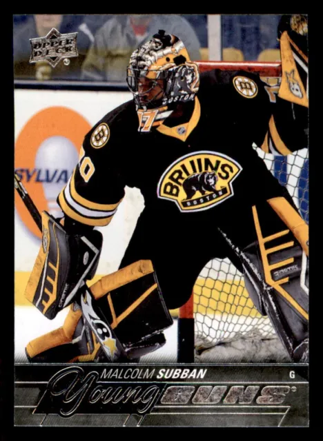 2015-16 Upper Deck Young Guns Malcolm Subban Rookie Boston Bruins #211