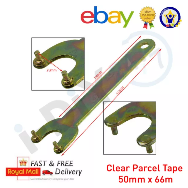 30mm PIN SPANNER Wrench Angle Grinder 2 Pin Key Flange Nut
