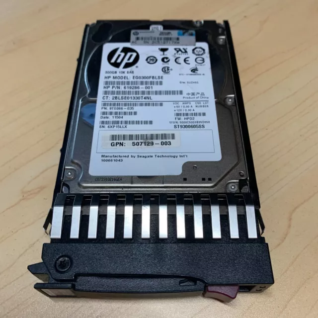 💾 HP HPE 2.5-inch SAS HDD 300GB 6Gbps 10K Server Hard Drive Part