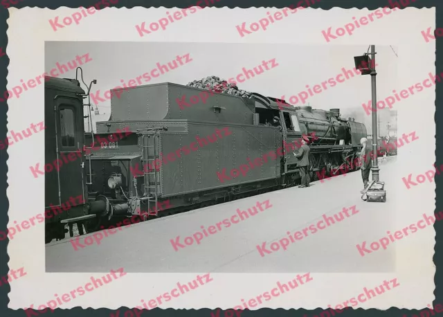 Foto Reichsbahn Henschel Dampflok 03 081 Bahnhof Tetschen Bodenbach Sudeten 1939