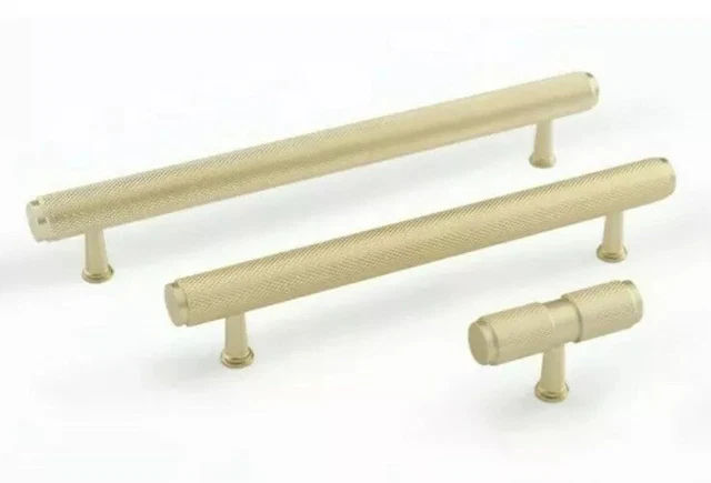 Poignées de porte et de tiroir de qualité solide or groupé taille XS (or A155) 2