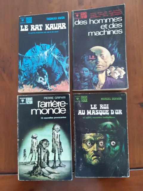 lot de 4 livres de poche MARABOUT   fantastique et sf