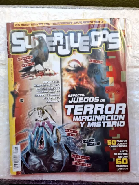 Revista Superjuegos Nº94 Año 2000 Resident Evil 2 Castlevania 64 N64 Grandia Ps1