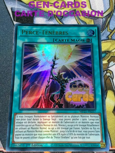 OCCASION Carte Yu Gi Oh PERCE-TENEBRES MP21-FR257 1ère édition