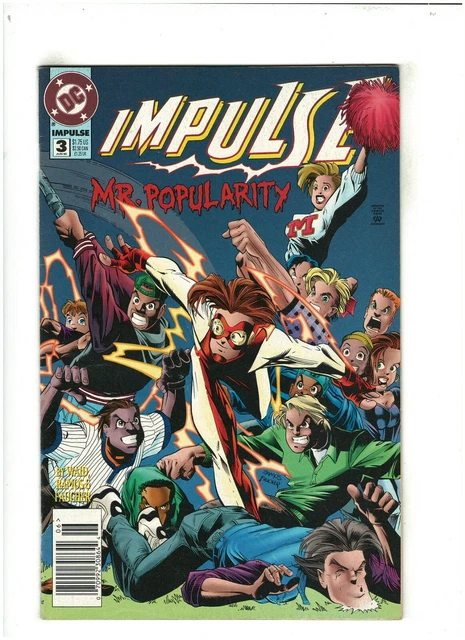 Impulse #3 FN+ 6.5 Newsstand DC Comics 1995 Mark Waid & Humberto Ramos