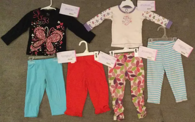 Used Baby Girl 6 Piece Lot 18-24 Mo. Clothes. Gerber, Est. 1989, Carters, Etc.