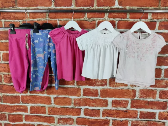 Baby Girls Bundle Age 12-18 Months Next Zara Gap Joggers Leggings Tee Top 86Cm