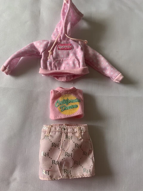 Rainbow High Dolls Clothes. Avery Styles Fashion Studio Pink Hoodie, Top , Skirt
