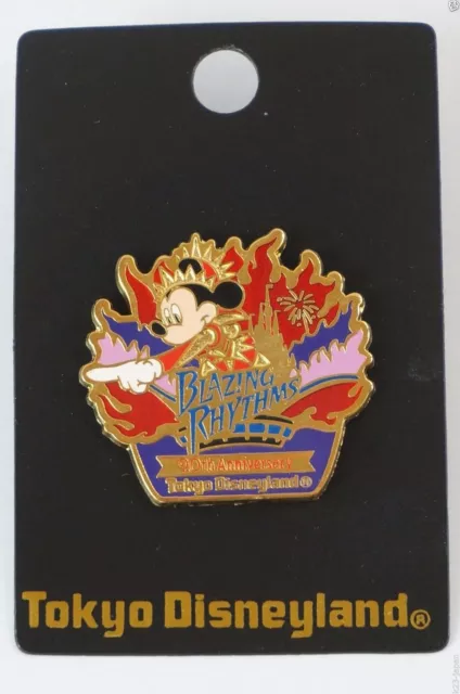 Tokyo Disney Resort Pin TDL 20th Anniversary Blazing Rhythms Mickey TDR JAPAN