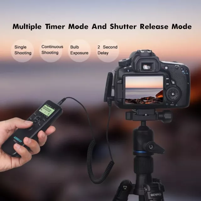 Timer Remote Control Shutter Release Canon Nikon Sony Panasonic Olympus Cameras