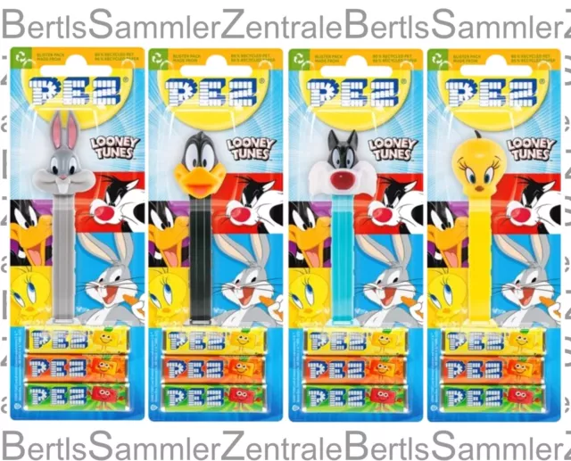 PEZ - LOONEY TUNES set 2023 -  Mint on Card !