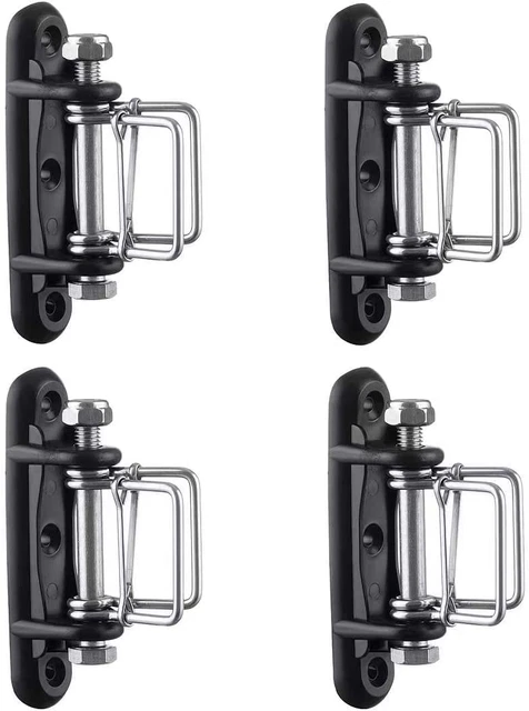 4 Pack Electric Fence Corner Insulator, End Insulator with Buckles for Polytape,