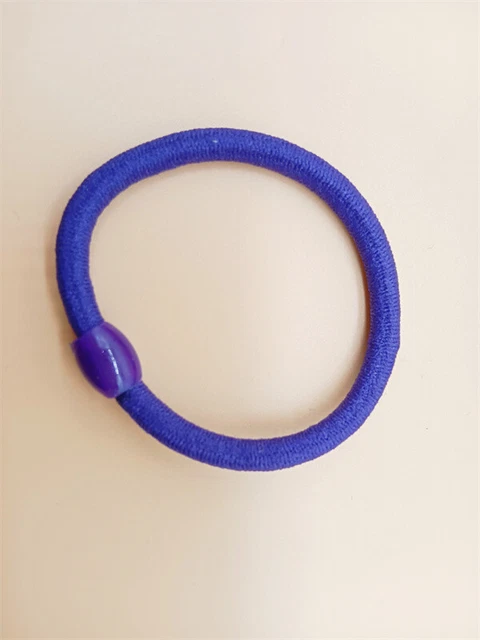 1PC New Hair Accessories Women High Elastic Hair Tie Rope Deep purple Hair Ring
