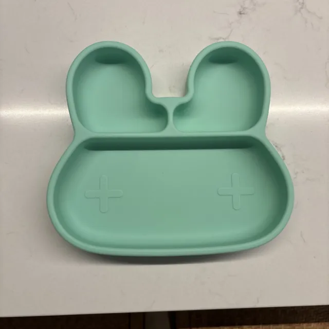 We Might Be Tiny - Bunny Stickie Plate - Teal