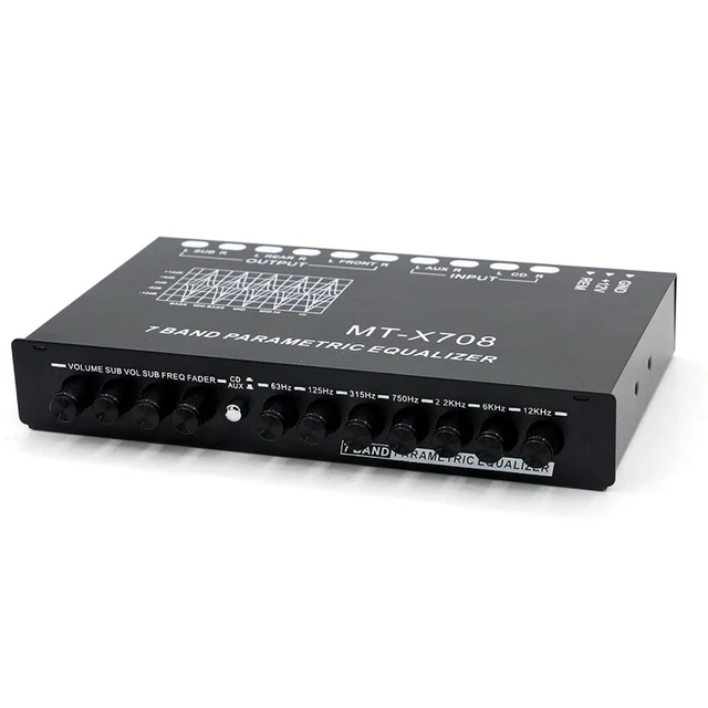 Equalizzatore audio auto EQ 7 banda classe modificata febbre sistema sintonizzatore audio stereo