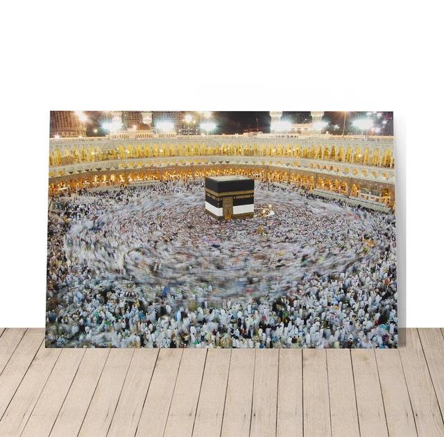 Kaba Al Masjid Al Haram Mecca Canvas 50 x 25cm B11643