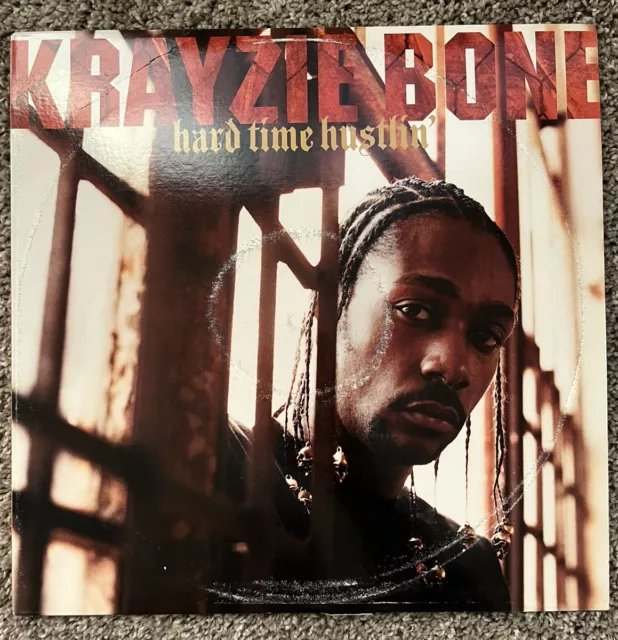 Krayzie Bone Hard Time Hustlin' 12" Single Promo 2001 Loud EX/VG+ Vintage Rap