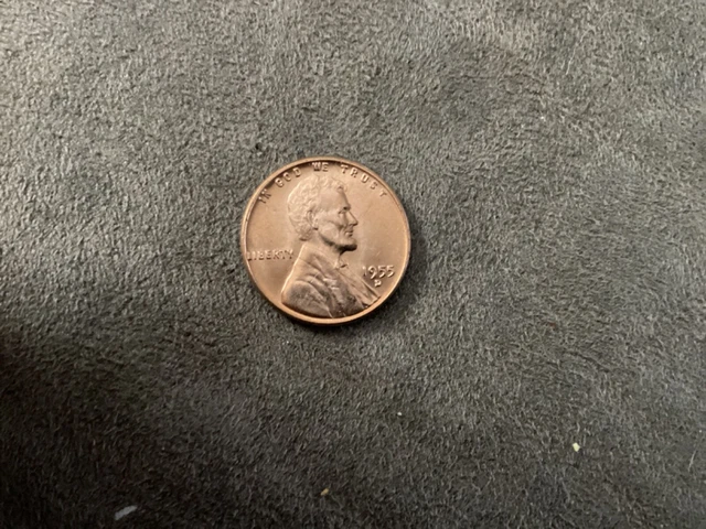 1955 D Lincoln Wheat Penny Choice BU Brilliant Uncirculated Red Mint Luster