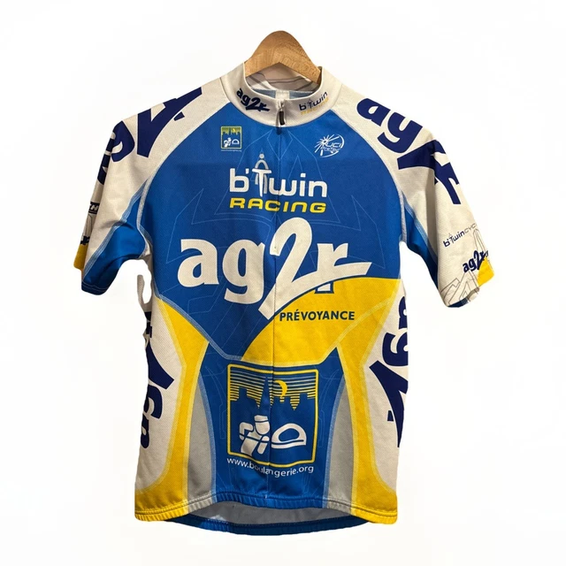 aillot cycliste AG2R Prévoyance cycling shirt jersey vintage Décathlon