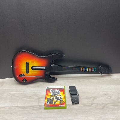 tumor orificio de soplado Se asemeja Microsoft Xbox 360 Wireless Guitar Hero Controller w/ Strap 95905.805 Band  Hero - www.asshodriyah9.com