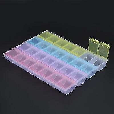 Caja de almacenamiento de perlas de material PP para arte hecho a mano