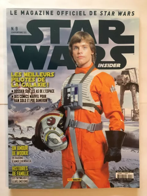 Magazine Officiel Panini Star Wars Insider N°9 Cover 2/2 2016 Luke Skywalker