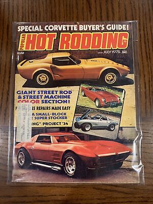 Popular Hot Rodding Magazine July 1975!!!!!!