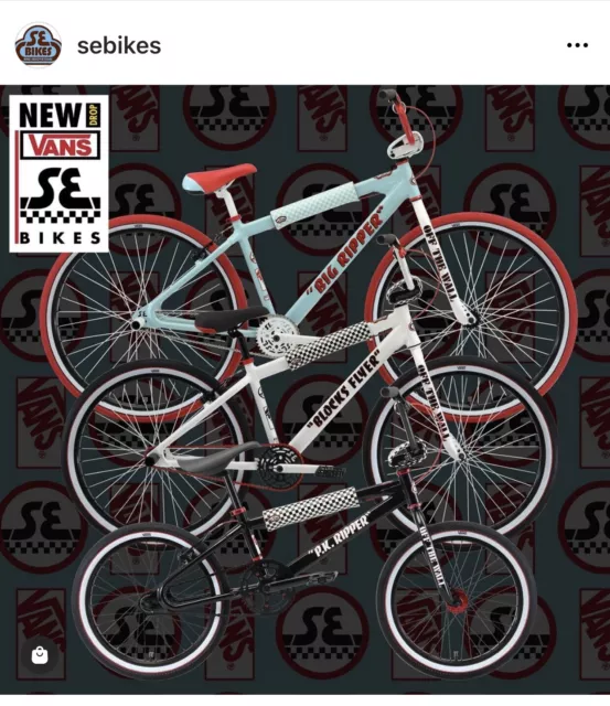 SE Bikes x Vans Blocks Flyer 26 Off The Wall BMX LE /800 Pro Assembly Brand  New