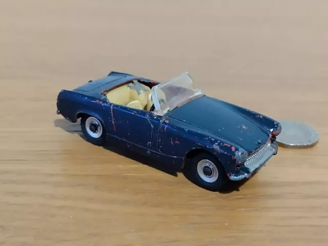 Vintage Dinky Toys 112 Austin Healey Sprite Car MK 2 Meccano Die-cast model 1961