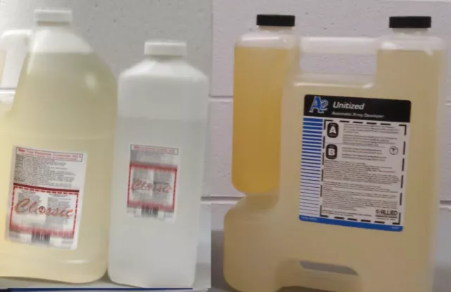 X-ray Developer & Fixer Concentrate Combo-Pak, 5 Gallons Each