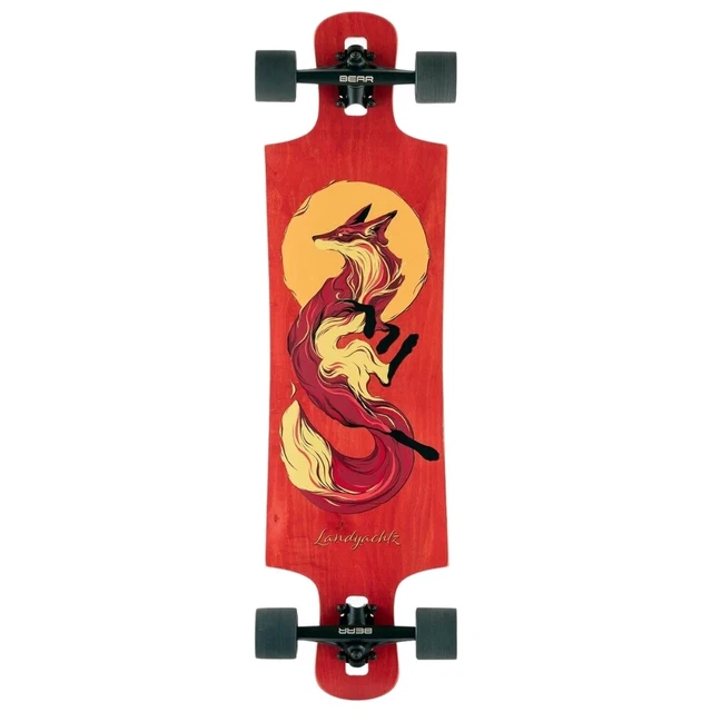 Landyachtz Drop Hammer Sun Fox 36.5 Longboard Skateboard