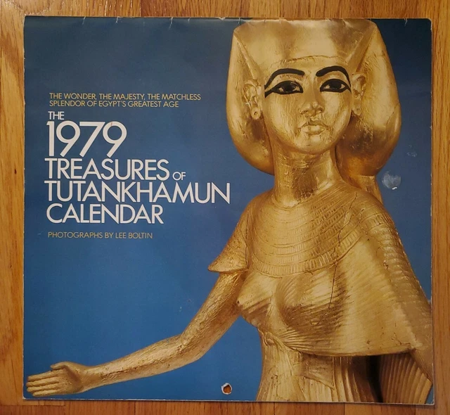 1979 TREASURE OF King Tut Tutankhamun Calendar Metropolitan Museum of