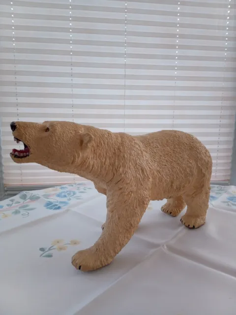 Rare vintage AAA 1990 Safari Large Polar Bear Toy/Collectors item 33cms