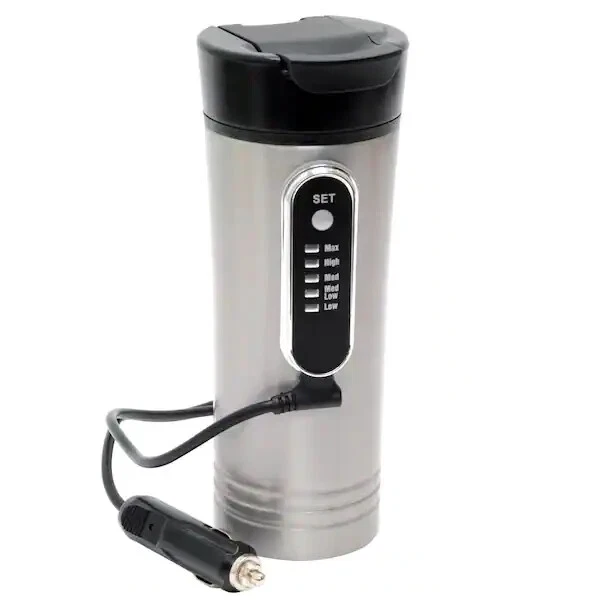 12-Volt 15 oz. Premium Heated Travel Mug (FREE SHIPPING)