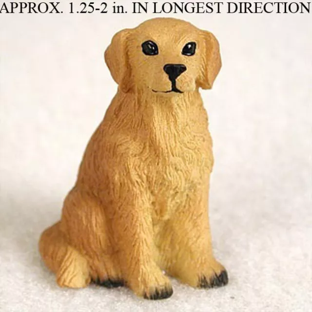 Golden Retriever Mini Hand Painted Figurine Hand Painted