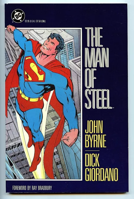 Superman Man of Steel DC Comics NM TPB 1st print 1987 John Bryne H14 Amricons