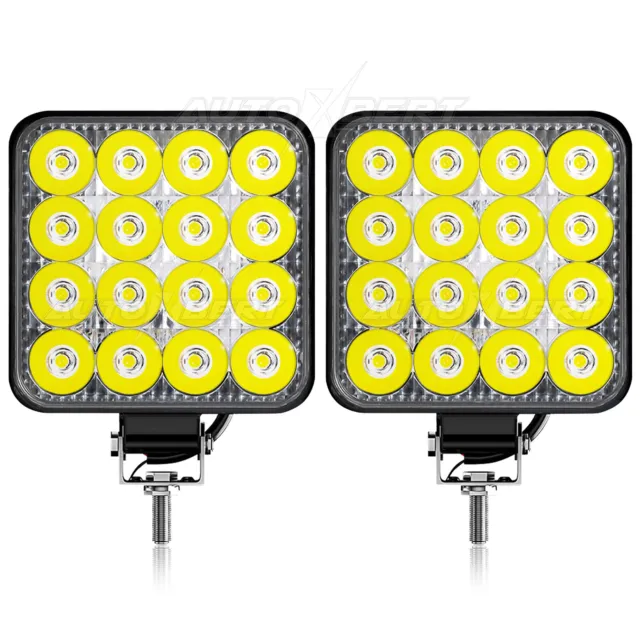 2x 48W LED Work Light Bar Flood Spot Lights Driving Lamp Offroad Car SUV 12V UK