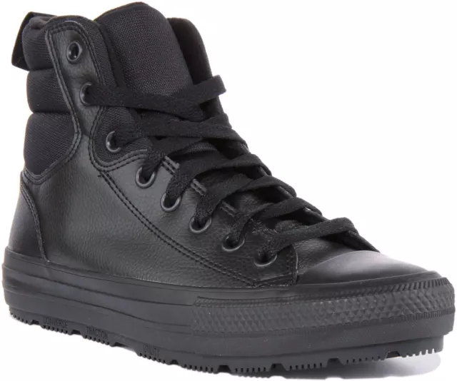 Converse 171447C Ct As Berkshire Unisex Hi Leather Trainer In Black Size UK 7-12