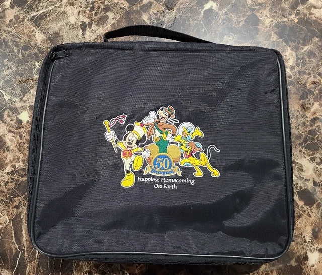 OFFICIAL WALT DISNEY World Pin Trading Large Book Case Bag Rare