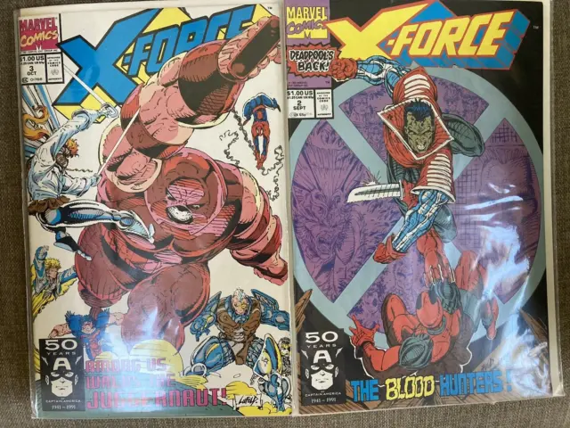 X-Force lot 25 books Marvel Comics Deadpool X-Men Cable #1-23 run Annual #1 2