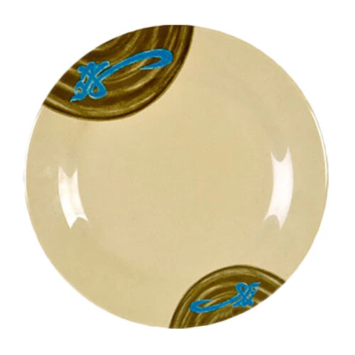 Thunder Group 1012J 11-3/4" Diameter Wei Pattern Melamine Plate - 1 Doz