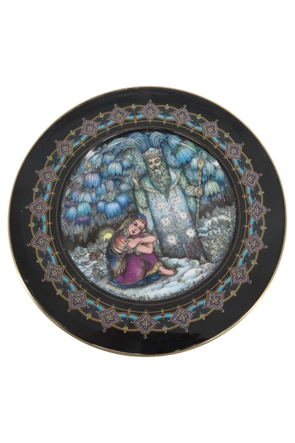 Piatto da collezione HEINRICH PORCELLANA Ø 21 cm fiabe dell'antica Russia